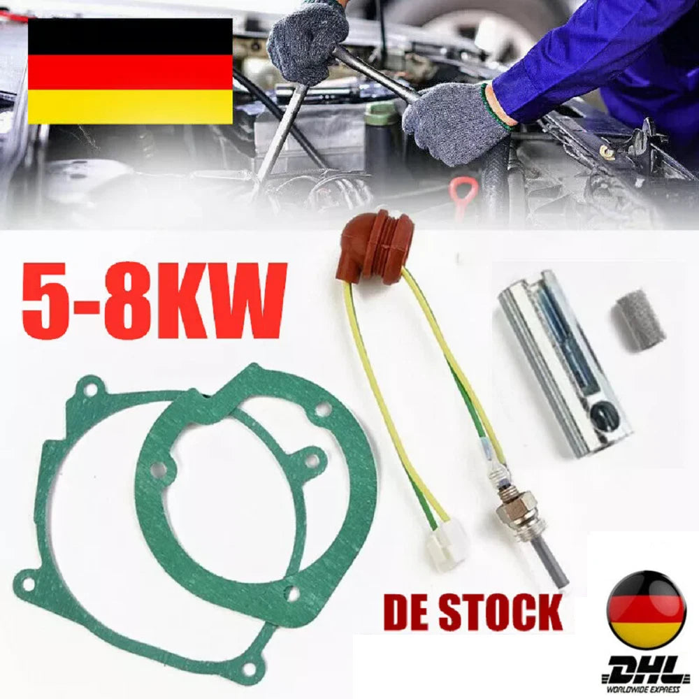 5-tlg Auto Air Diesel Dichtung Keramische Glühkerze Kit