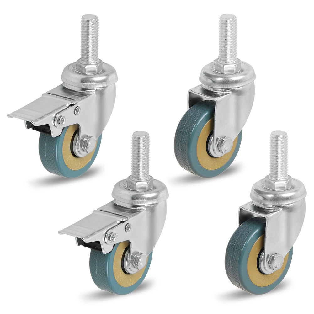 SET- 4 Stück Transportrollen Schwerlastrollen Lenkrolle