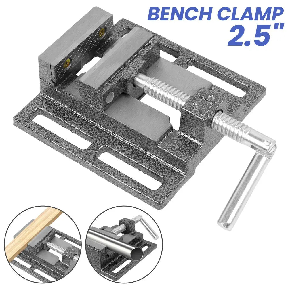 Maschinenschraubstock Schraubstock für Tischbohrmaschine Fräsmaschine 2.5"