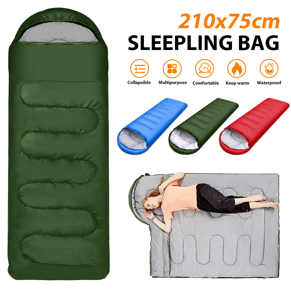 Schlafsack Mumienschlafsack Deckenschlafsack 210x75cm