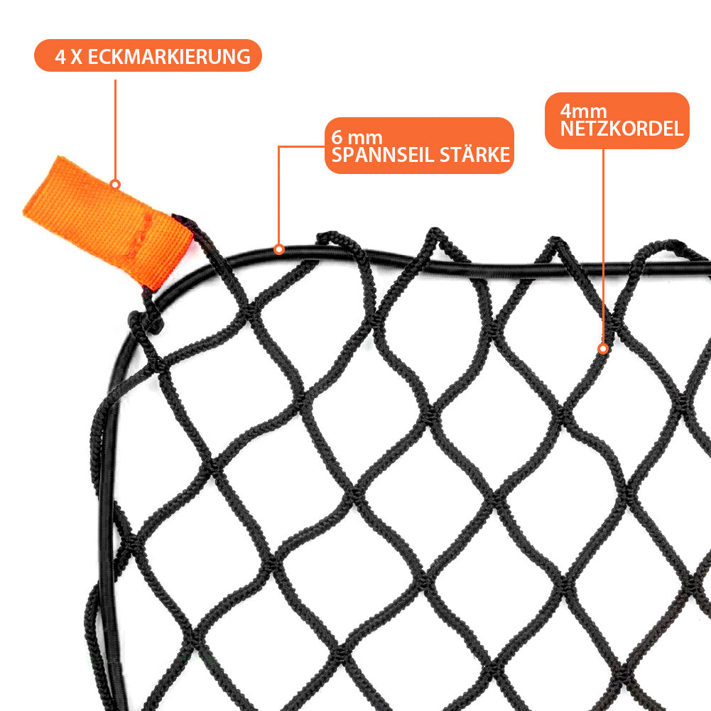 Anhängernetz Dehnbar für Anhänger der Größen 1,5x2 m bis 2x3 m