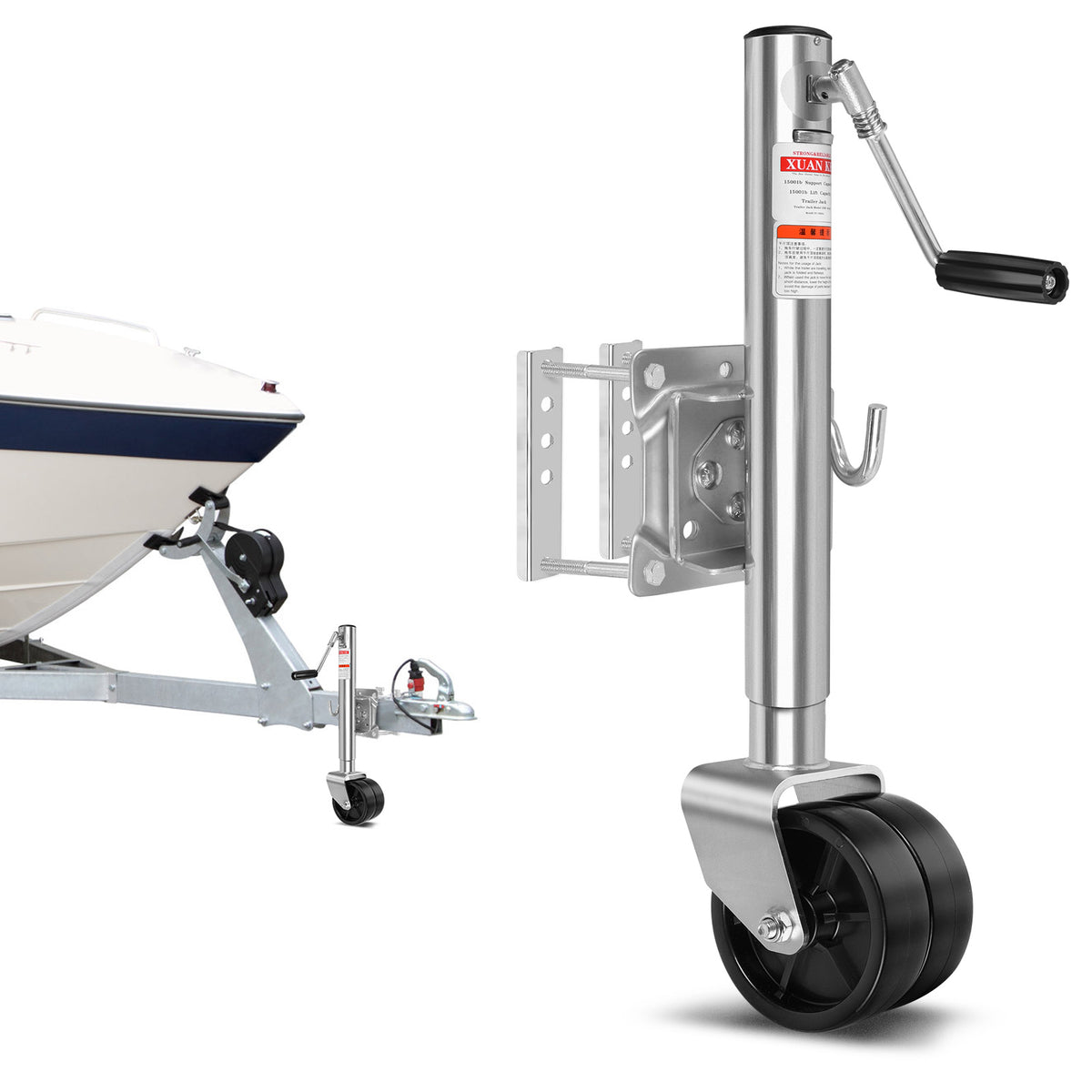 Stützrad 680KG für Anhänger Ø 57mm | Stützrad für Anhänger