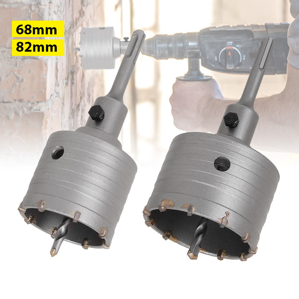 Bohrkrone Dosenbohrer 68mm 82mm SDS Plus Dosensenker Komplettset
