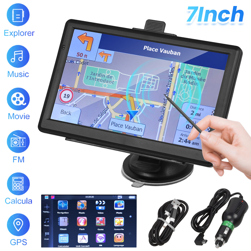 GPS Navi Navigationsgerät 8GB+256MB für Auto PKW LKW KFZ
