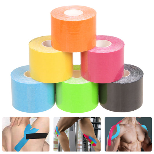 6 Rollen Elastisches Kinesiologie Tape Sport Kinesiology Physiotape Tapes
