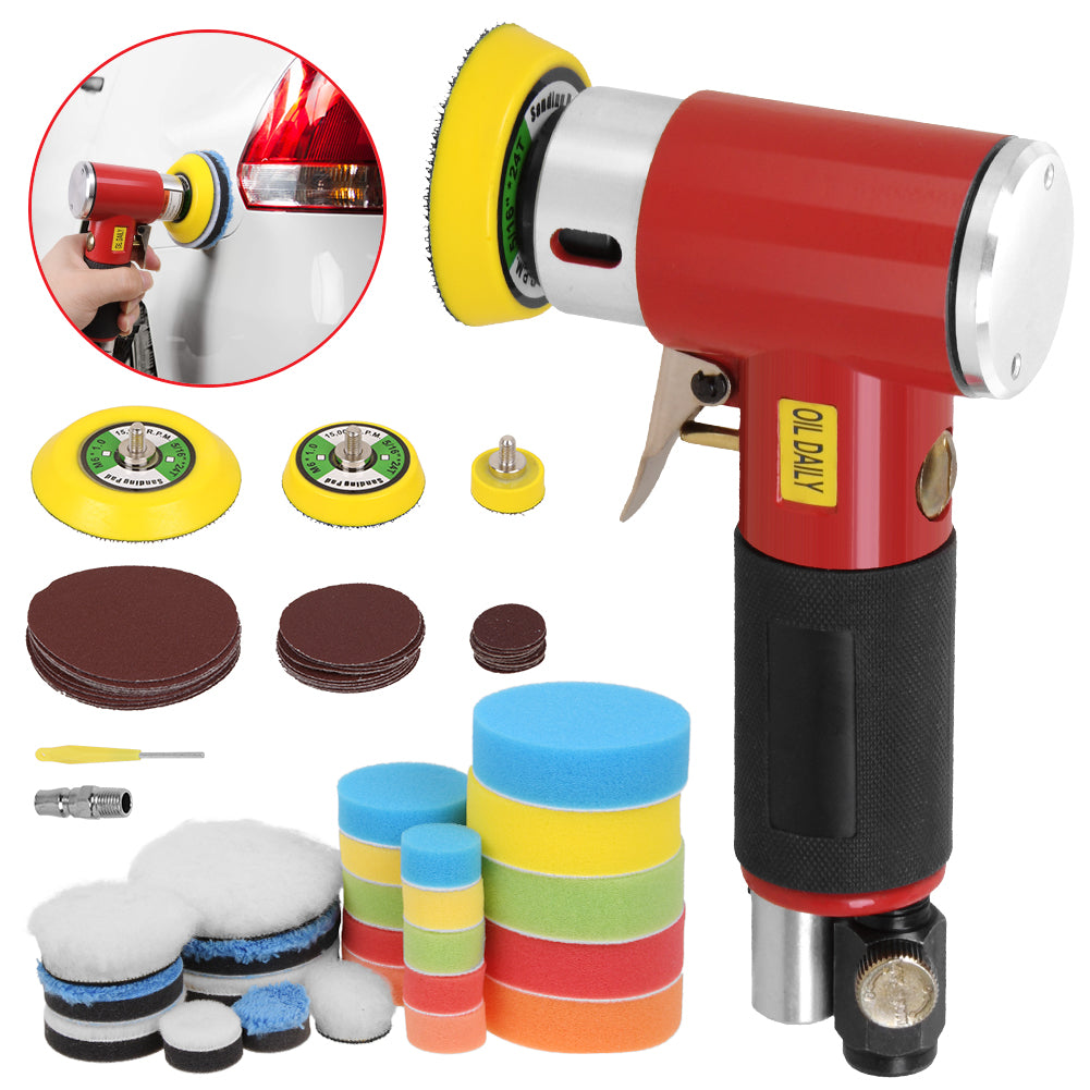 Mini Exzenterschleifer Druckluft Schelifer Mahlen Auto Poliermaschine