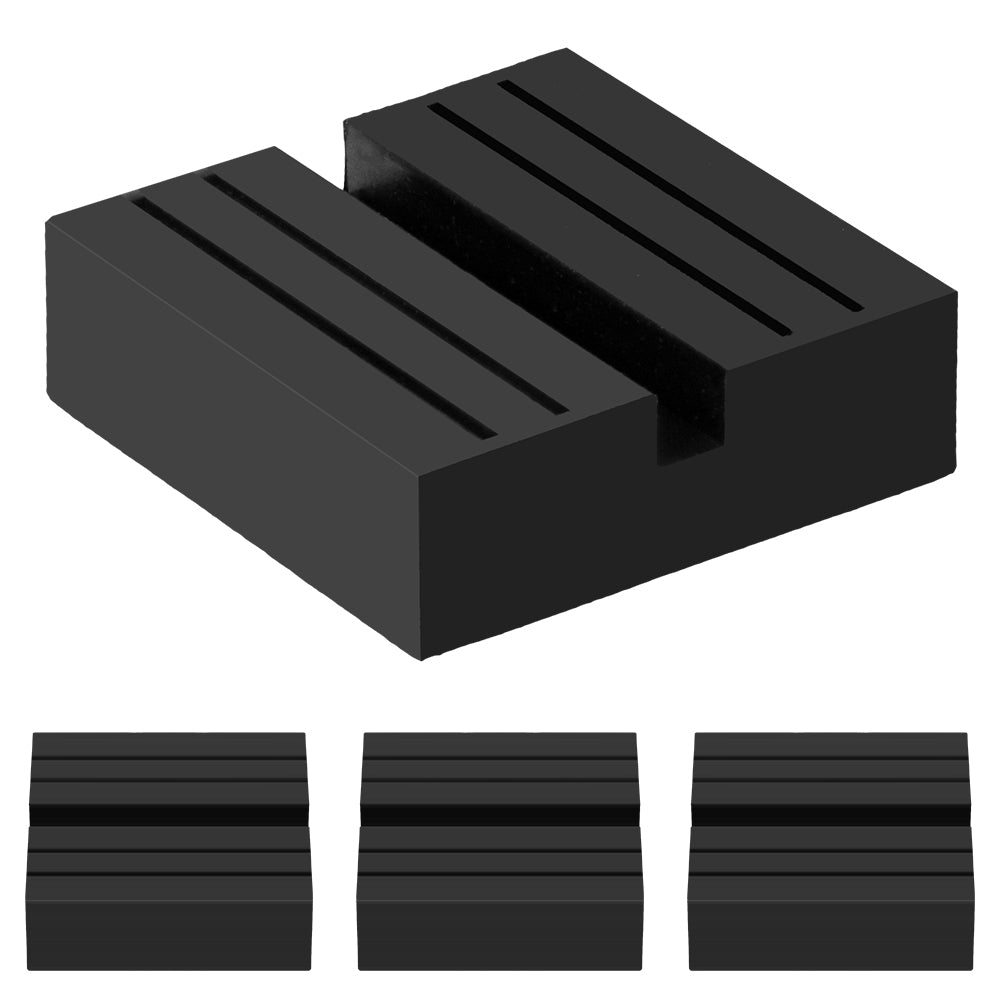 4x Wagenheber Gummiklotz Gummiklötze Gummiauflage Hebebühne Jack Pad