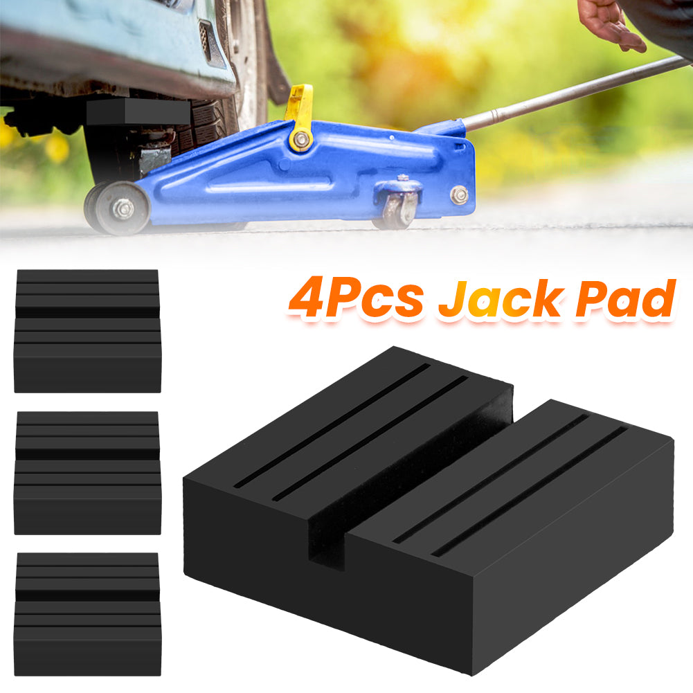 4x Wagenheber Gummiklotz Gummiklötze Gummiauflage Hebebühne Jack Pad