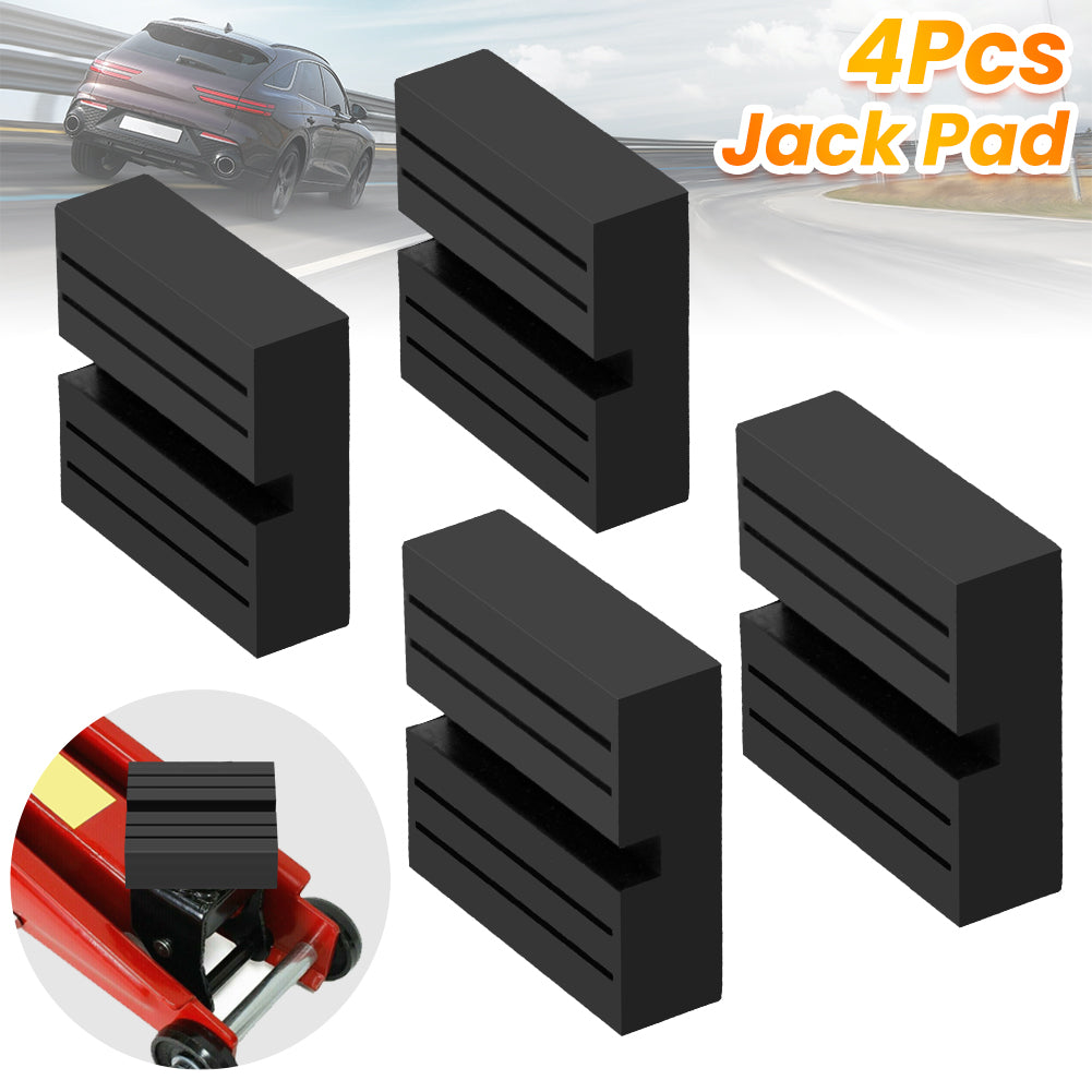 4x Wagenheber Gummiklotz Gummiklötze Gummiauflage Hebebühne Jack Pad