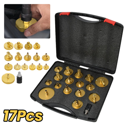 17x Bremsenentlüftungsgerät Adapter Set für Hauptbremszylinder
