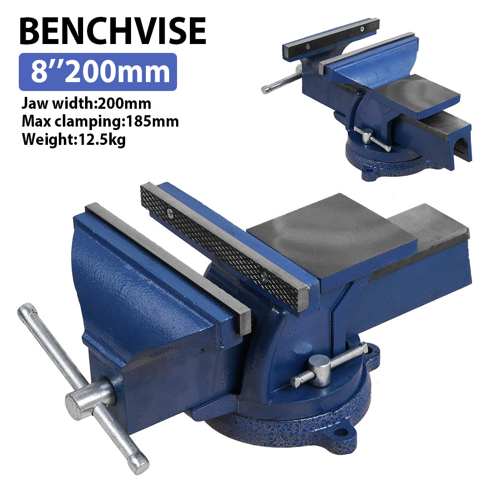 Parallel Schraubstock 200 mm 8" für Werkbank 12,5 kg Amboss
