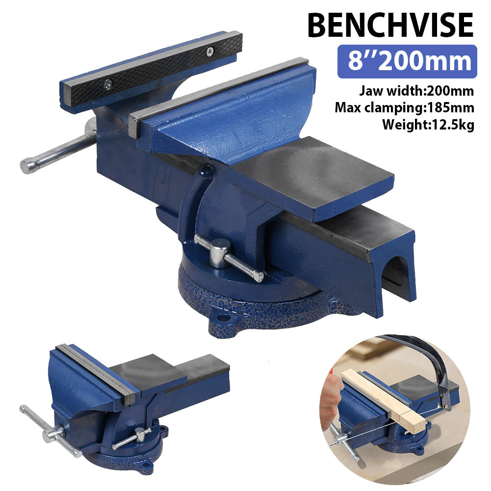 Parallel Schraubstock 200 mm 8" für Werkbank 12,5 kg Amboss