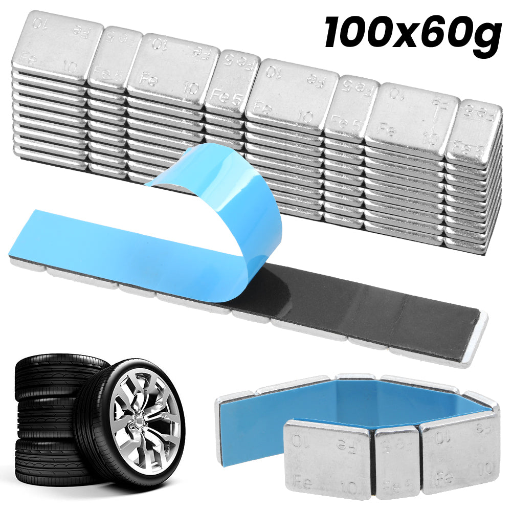 100x Klebegewichte 6KG Kleberiegel Auswuchtgewichte Riegel 5g*4+10g*4