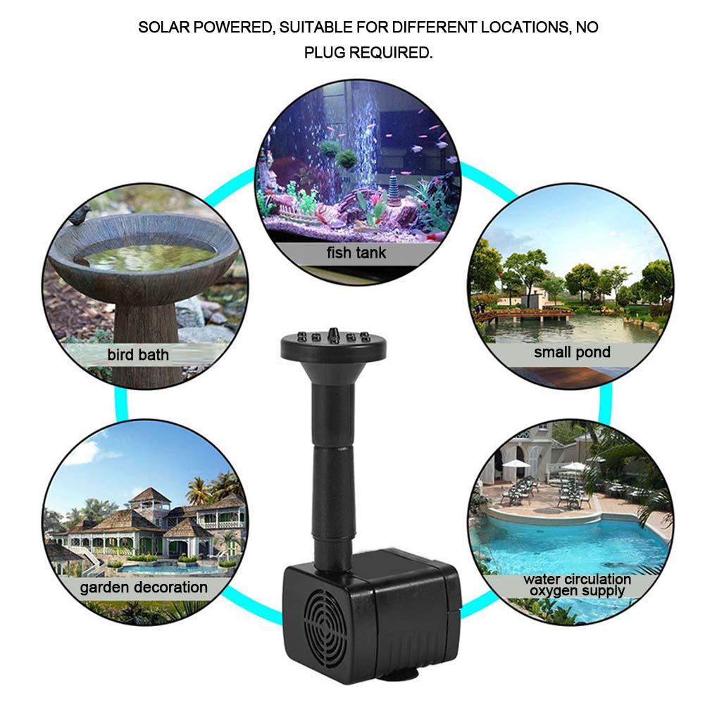 Solar Pumpe Teichpumpe Springbrunnen Gartenbrunnen