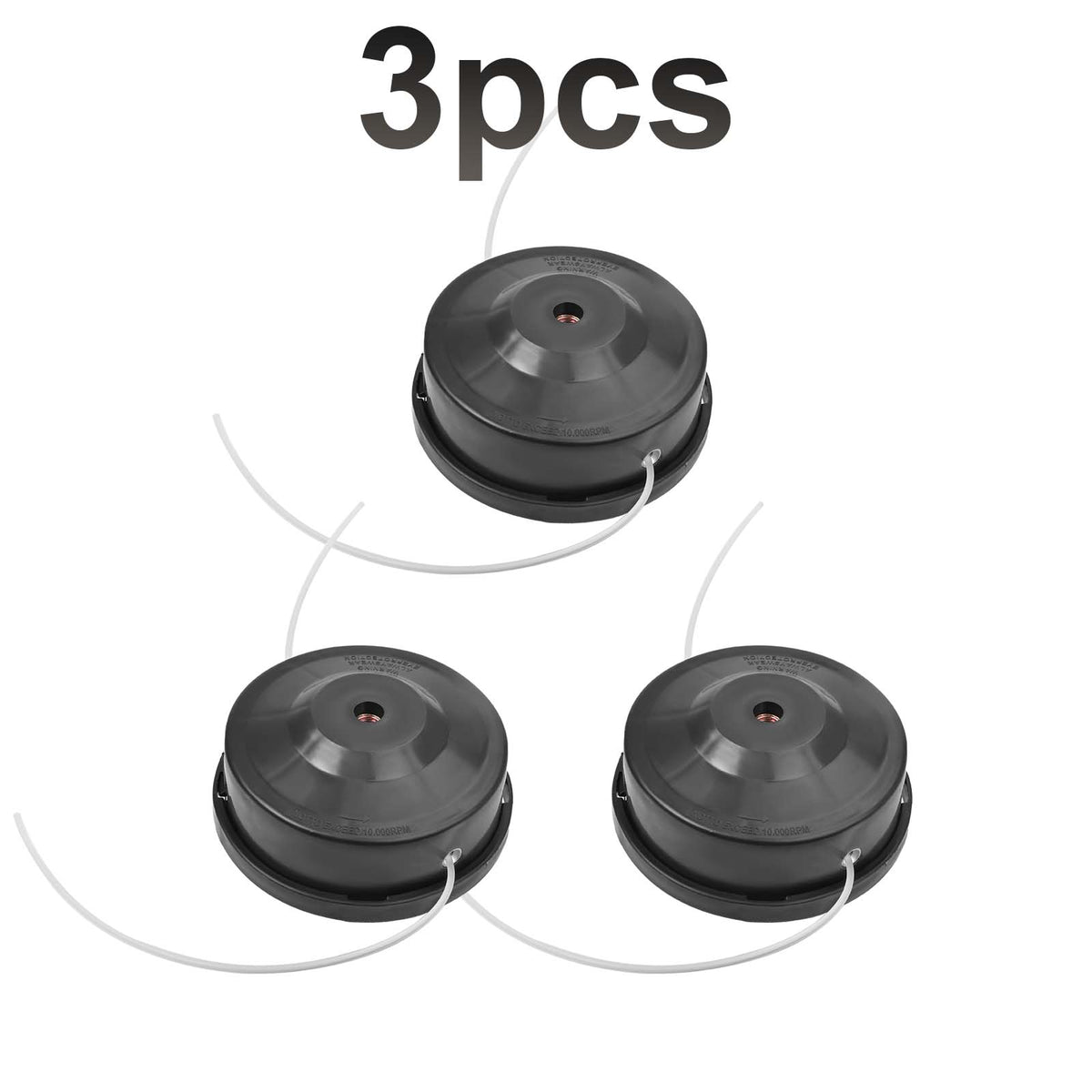 3Pcs M10x1,25 Fadenspule Doppelfadenkopf Fadenkopf mit Tippautomatik