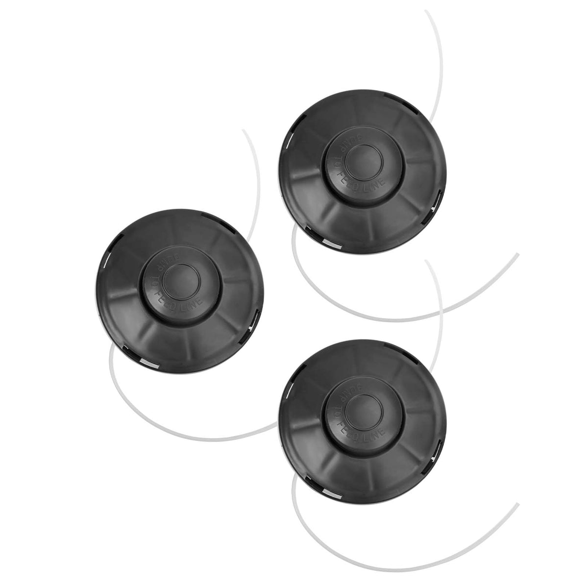 3Pcs M10x1,25 Fadenspule Doppelfadenkopf Fadenkopf mit Tippautomatik