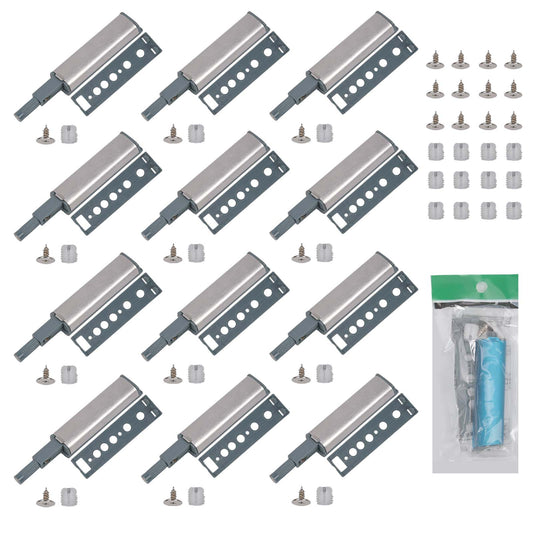 12x Türdämpfer Schublade Schrank Tür-Puffer Dämpfer Druckverschluss
