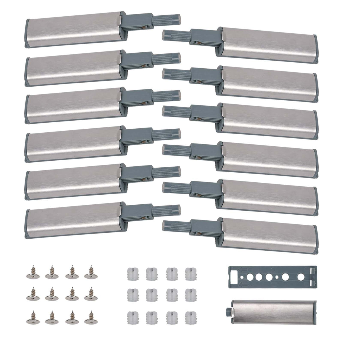12x Türdämpfer Schublade Schrank Tür-Puffer Dämpfer Druckverschluss