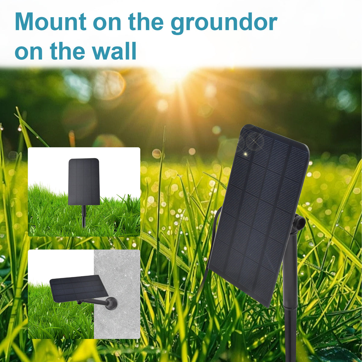 SolarPumpe Brunnen 2.5W Springbrunnen Pumpenset Garten