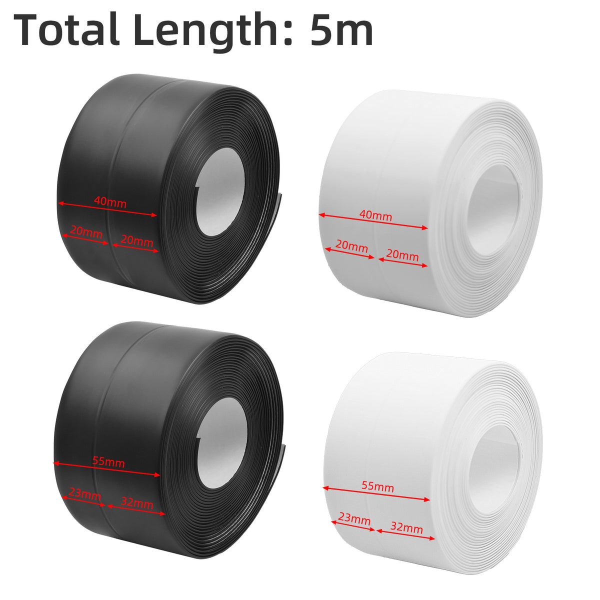 PVC Weichsockelleiste selbstklebend Abschlussleiste Knickwinkel