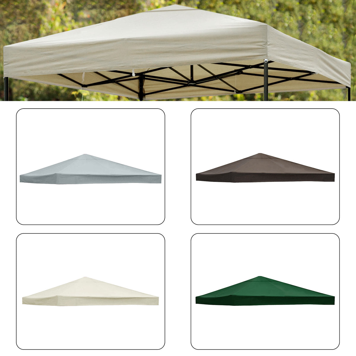Ersatzdach Pavillon universell Pavillon 3x3m wasserdicht