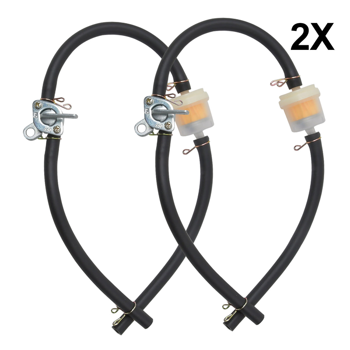 Benzinfilter mit Schlauch Kraftstoffhahn Filter Fuel Line Snap