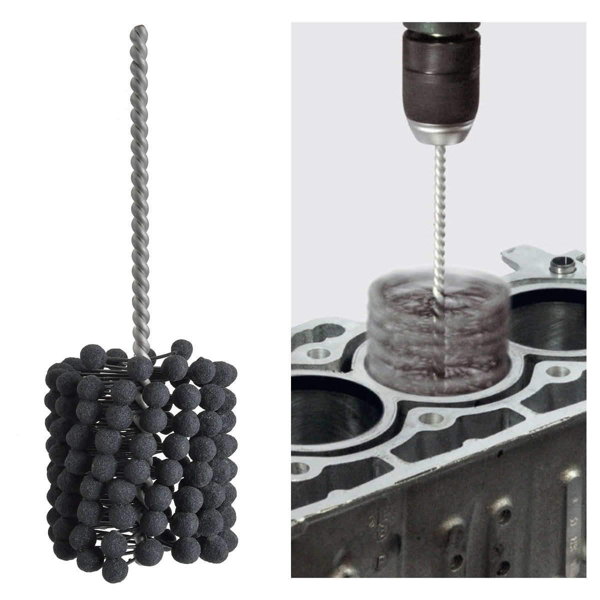 Zylinder Honbürste flexibel Korn 180 | Ø 68 - 83 mm