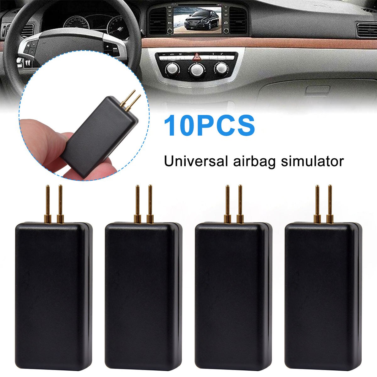 10X Auto Airbag Emulator Simulator Widerstand Bypass Fehlersuche Diagnose