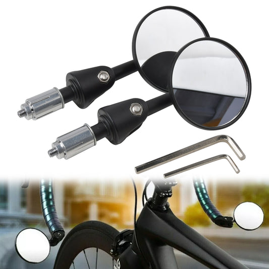 2X Rückspiegel Motorrad Fahrrad Spiegel Halter Bike Roller