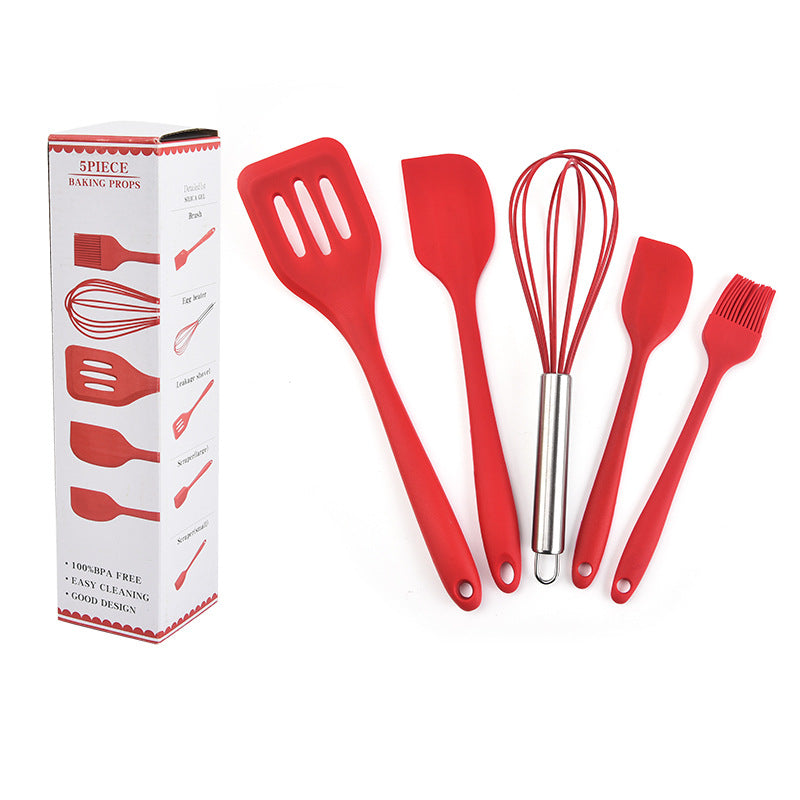 Pack von 5 Silikon Kochgeschirr Set