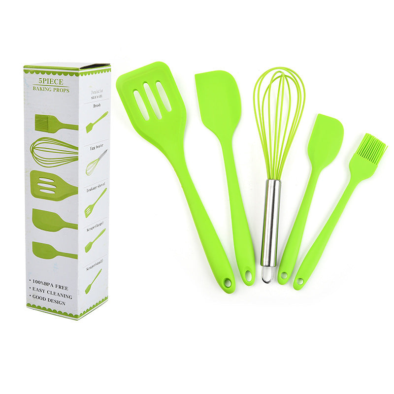 Pack von 5 Silikon Kochgeschirr Set