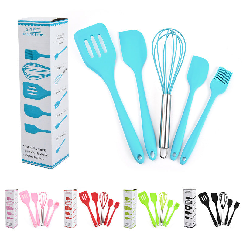 Pack von 5 Silikon Kochgeschirr Set