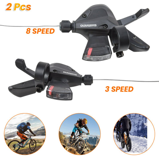 2x Fahrrad Schalthebel Altus MTB SL-M 310 für Shimano 3x8-fach