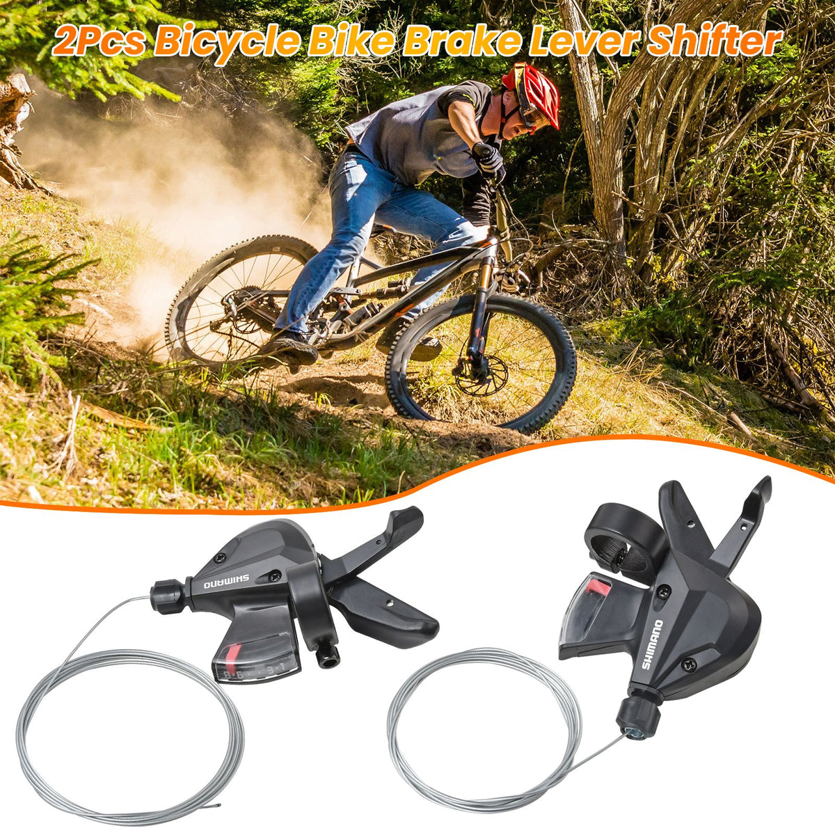 2x Fahrrad Schalthebel Altus MTB SL-M 310 für Shimano 3x8-fach