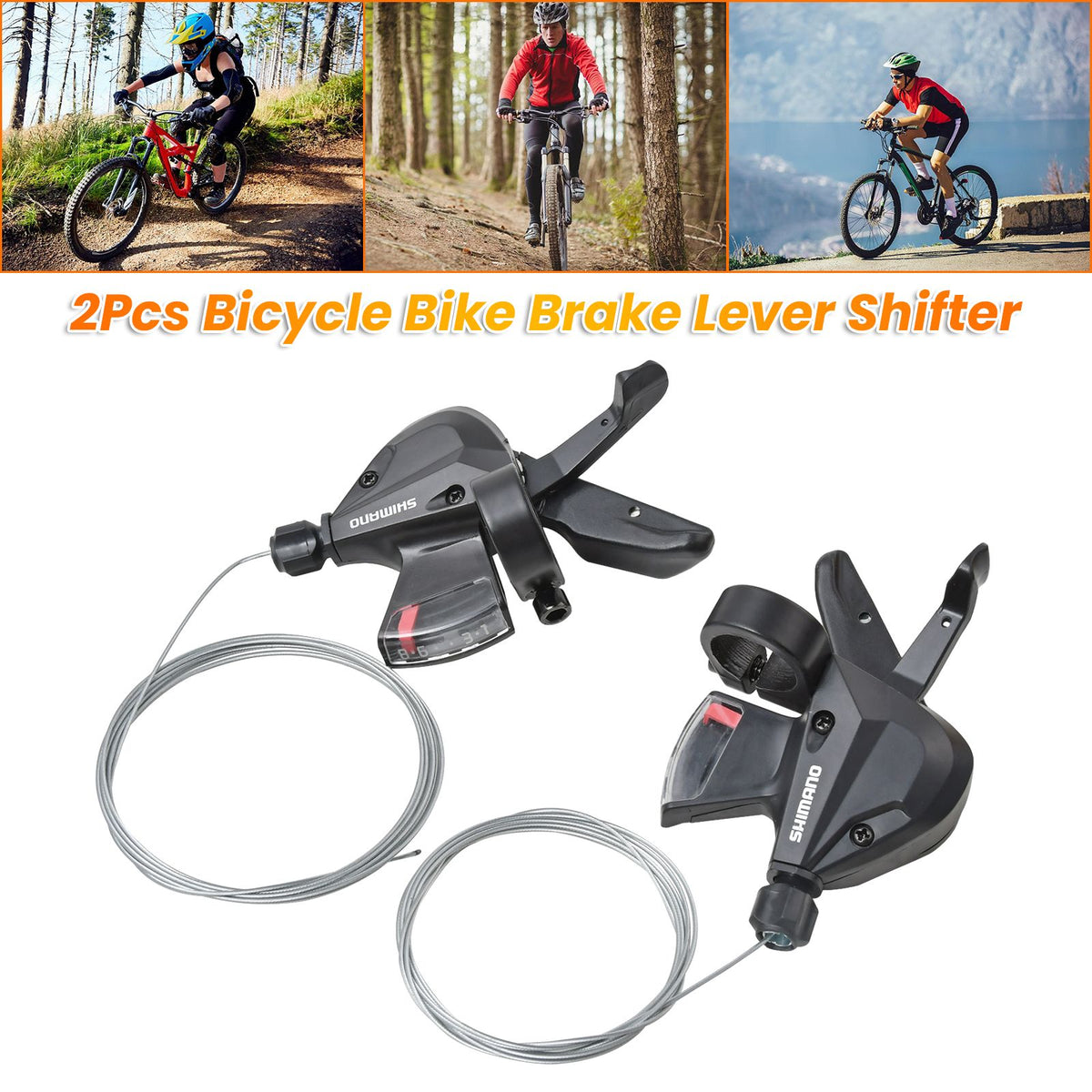 2x Fahrrad Schalthebel Altus MTB SL-M 310 für Shimano 3x8-fach