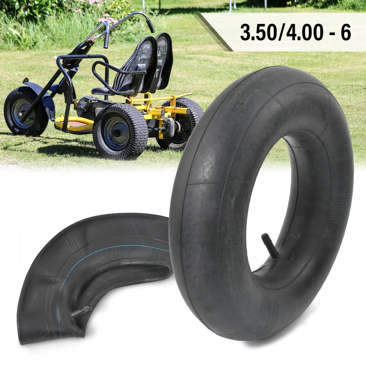 2x Schlauch 3.50-6 4.00-6 4.10-6 für Schubkarren