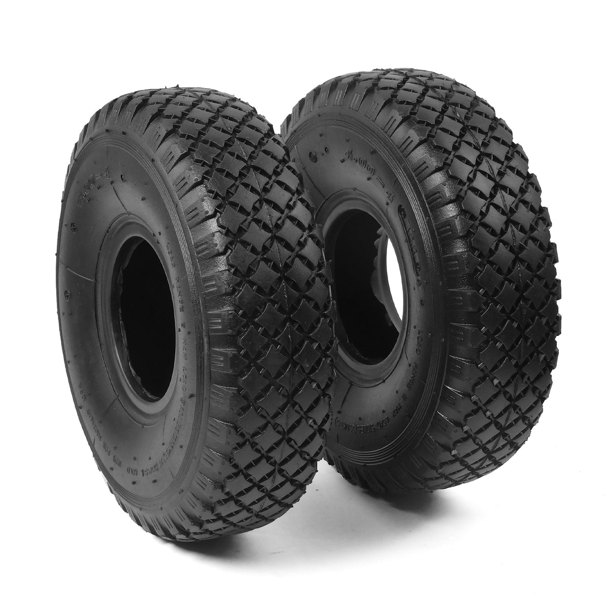 2xReifenmantel 11x4.00-4 4pr Rasentraktor
