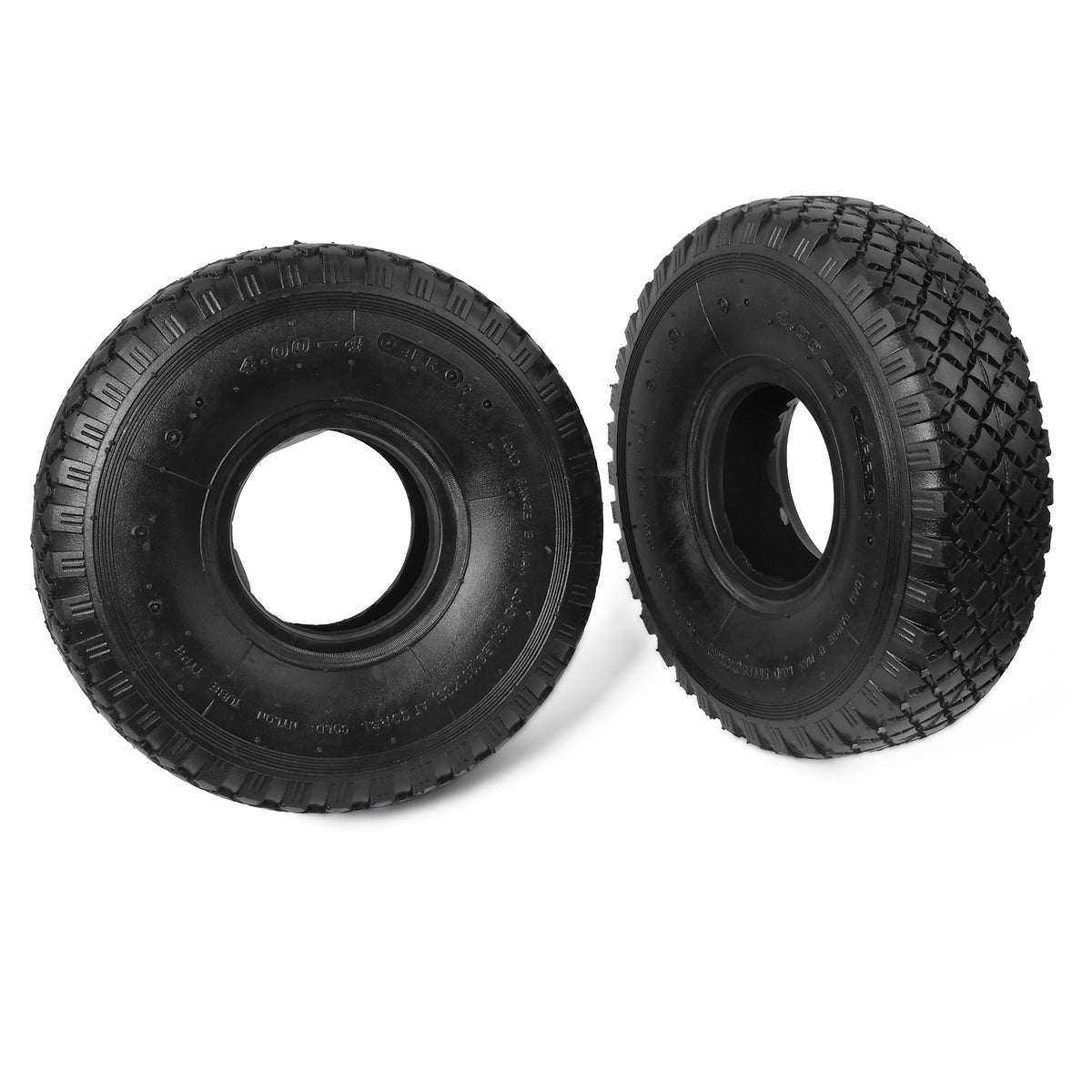 2xReifenmantel 11x4.00-4 4pr Rasentraktor