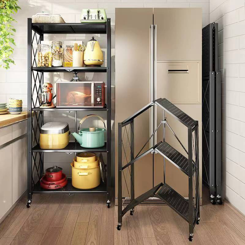 Faltbare Metallregale mit 3 Ebenen, Lagerregal