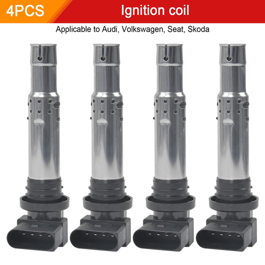 4X Zündspule für Audi A3 1.4 1.6 Seat Ibiza Skoda Fabia VW Golf 5 6