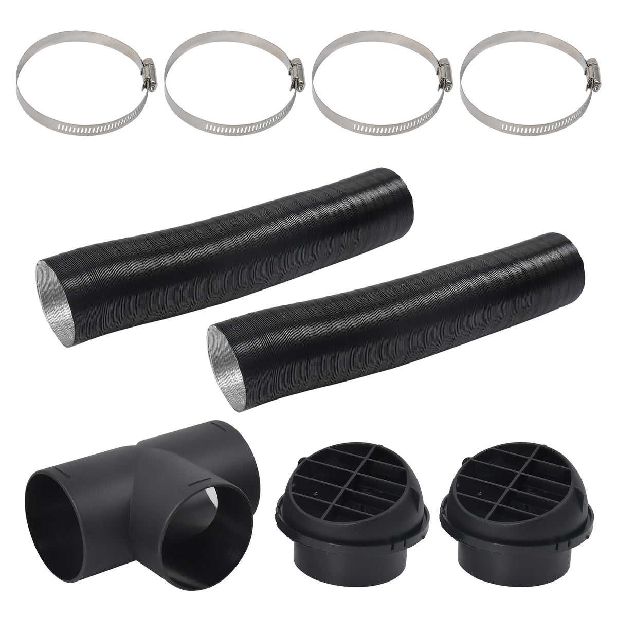75MM Auto Standheizung Rohr Kanal Warmluft Auslass