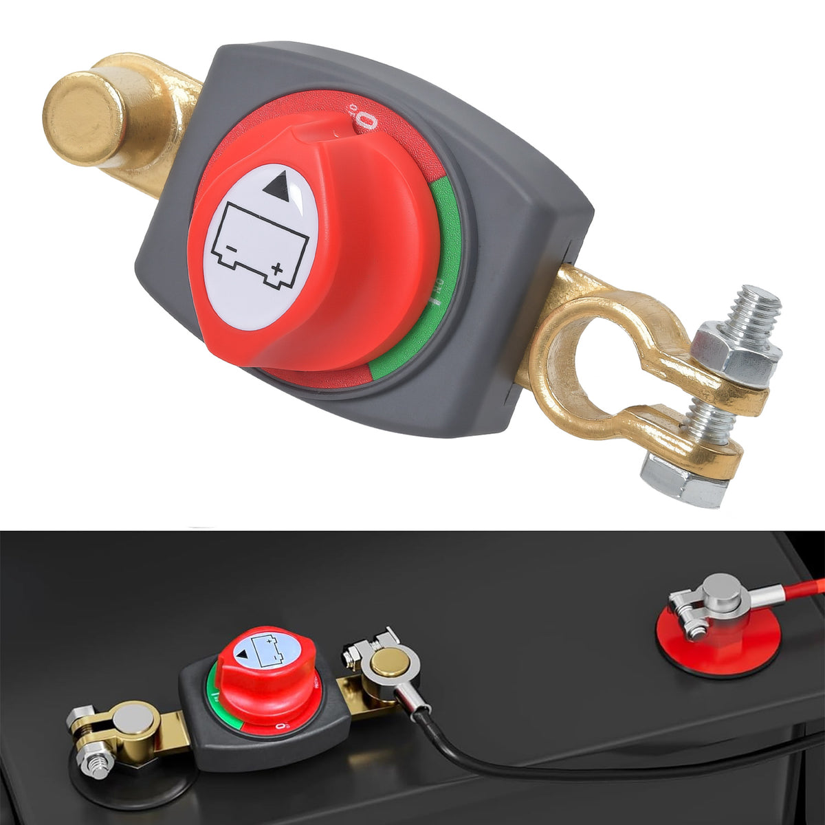 Auto Batterie Trennschalter Hauptschalter Stromschalter 12V48V Boot