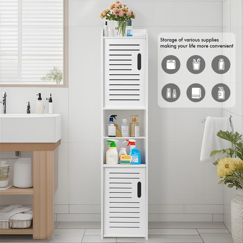 Hochschrank Badezimmerschrank Badschrank Badregal 5 Ebenen