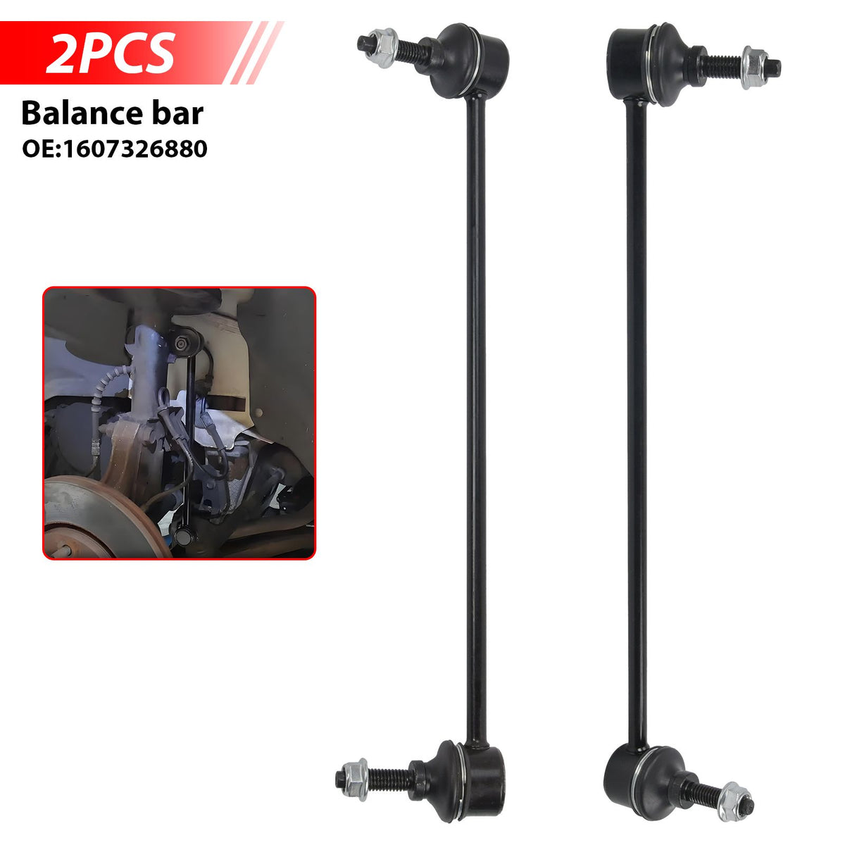 2Tlg Koppelstange vorne für Citroen C3 Picasso Peugeot