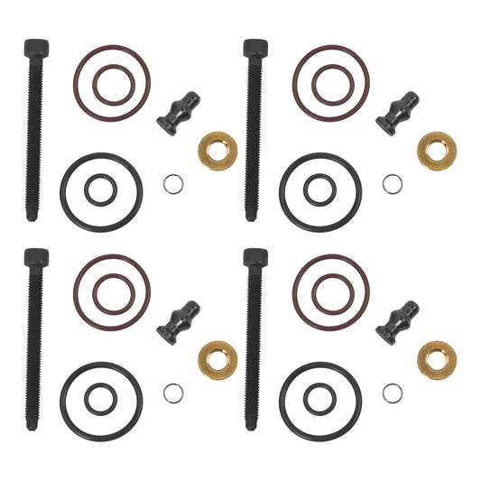 4x PUMPE-DÜSE-DICHTSATZ & DEHNSCHRAUBEN für VW AUDI 1.9 2.0 TDI