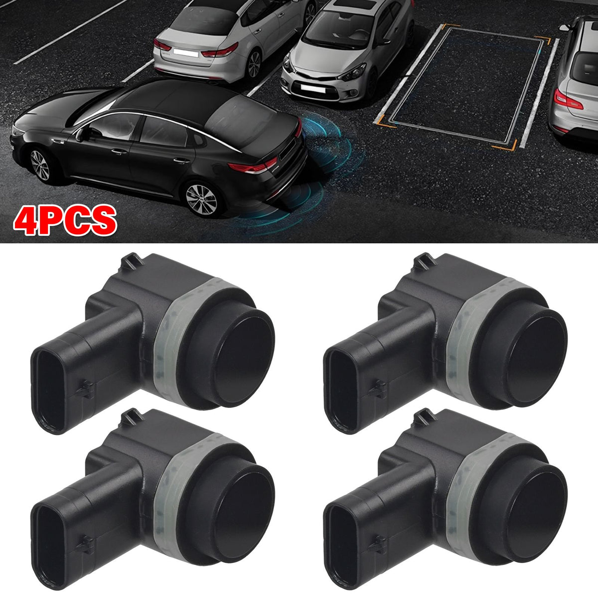 4PCS PDC Parksensor Sensor Einparkhilfe für Audi VW