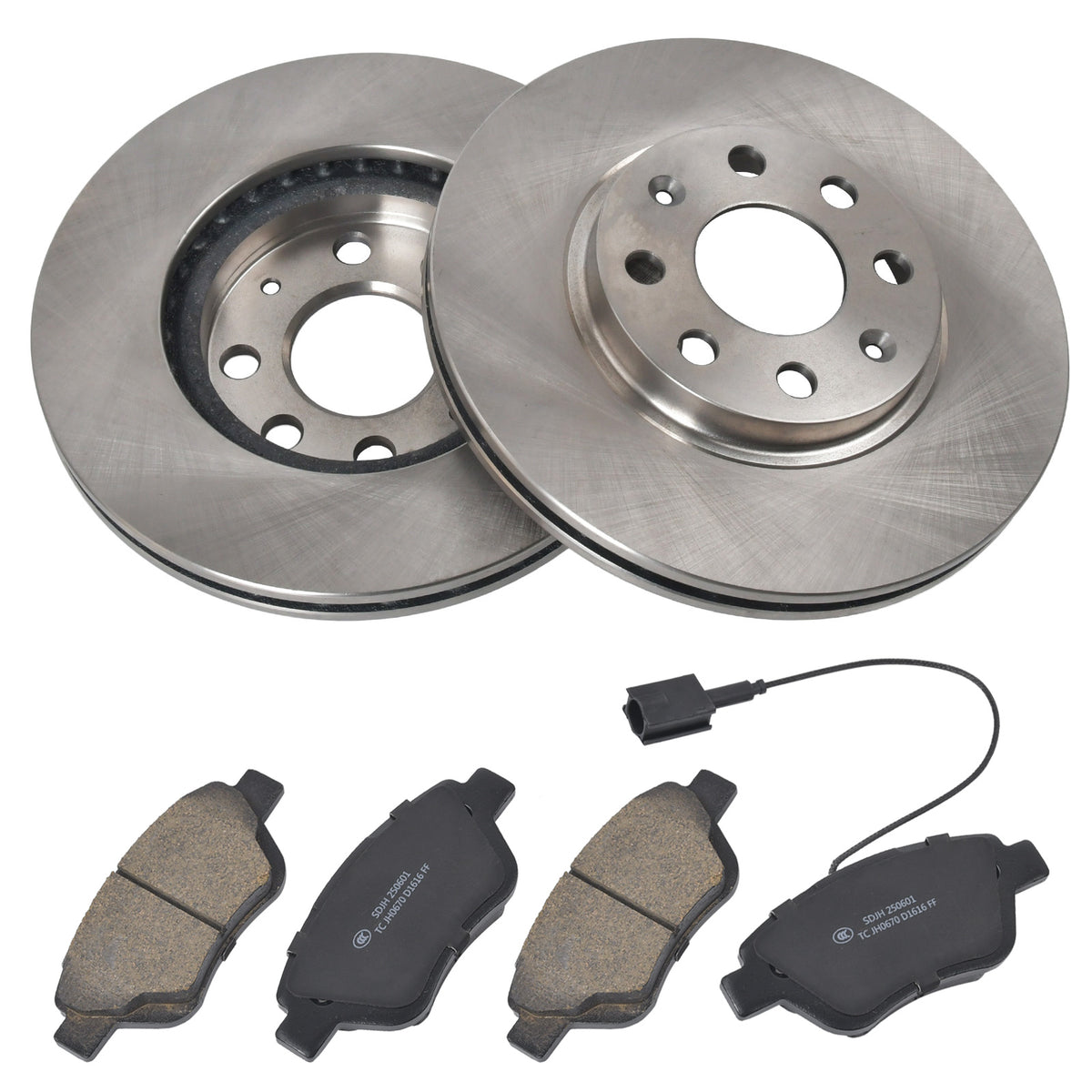 Bremsscheiben Bremsbeläge Vorne Ø257mm Belüftet