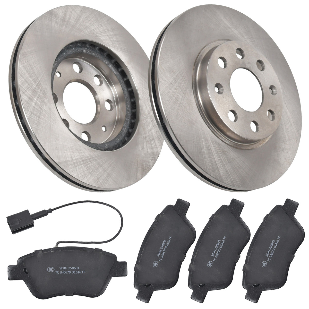 Bremsscheiben Bremsbeläge Vorne Ø257mm Belüftet