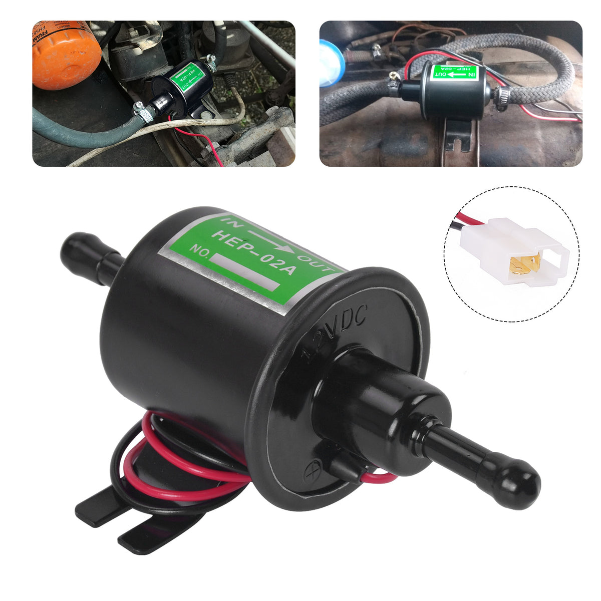 12V HEP-02A Universal Kraftstoffpumpe