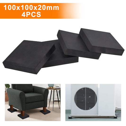 4 Stk Gummiauflage Gummiklotz Gummiblock Gummiunterlage